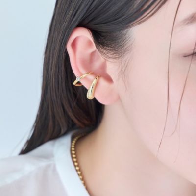 集英社HAPPY PLUS STOREPhoebe（フィービィー）/ドレッシングビジューイヤーカフ　片耳