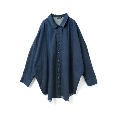 ミズイロインドデニムワイドシャツ mizuiro ind デニムワイドシャツ｜ MARcourt ONLINE STORE