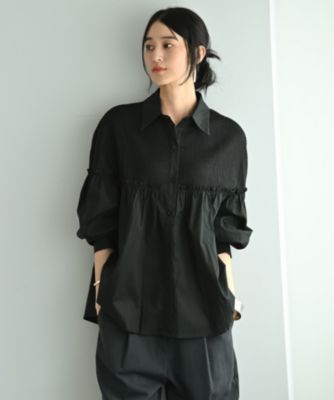 集英社HAPPY PLUS STORESTYLE DELI（スタイルデリ）/【BLK001】ソフトドッキングシャツ