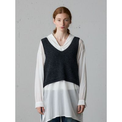 【未使用/完売品】HAUNTショー卜ボアストール　ネイビー　2025年購入 未使用/完売品】HAUNTショー卜ボアストール ネイビー 2025年購入