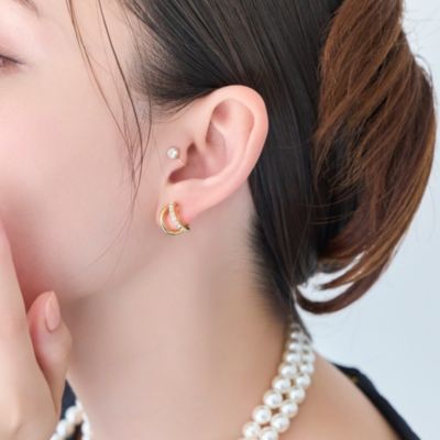 集英社HAPPY PLUS STOREPhoebe（フィービィー）/【金属アレルギー対応】2setプリズムビジューイヤーカフ／ニッケルフリー