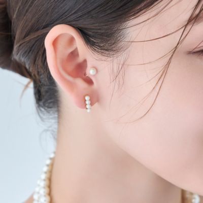 集英社HAPPY PLUS STOREPhoebe（フィービィー）/【金属アレルギー対応】2setラインパールイヤーカフ／ニッケルフリー