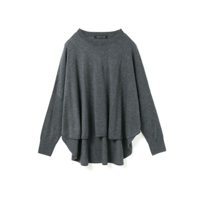 フロントシームコクーンプルオーバー