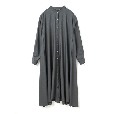 mizuiro ind(ミズイロインド)のT／Rスタンドカラーフレアワンピース
