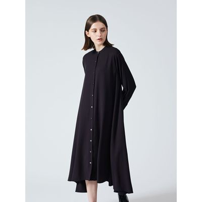 mizuiro ind(ミズイロインド)のT／Rスタンドカラーフレアワンピース