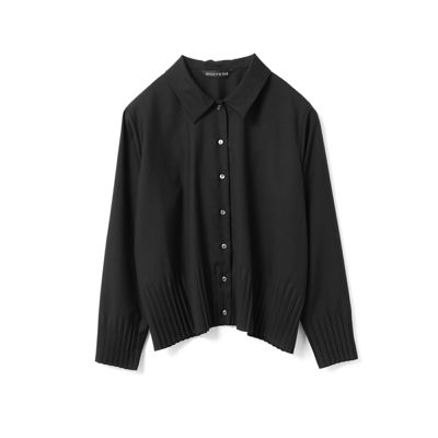 mizuiro ind ミズイロインド プリーツヘムシャツ mizuiro ind(ミズイロインド)のプリーツヘムシャツ通販 | 集英社HAPPY