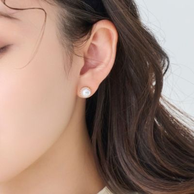 集英社HAPPY PLUS STOREPhoebe（フィービィー）/トゥウィンクルフレームパールピアス／一粒