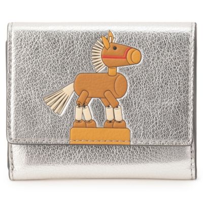 メッセージ トライフォールド ミニウォレット Anya Hindmarch Anya Hindmarch(アニヤ・ハインドマーチ)のホース・ミニ・トライ