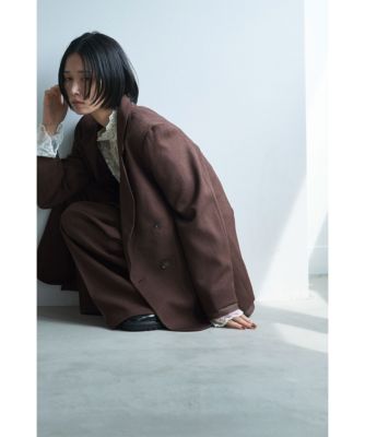 集英社HAPPY PLUS STOREmarjour（マージュール）/OVER BROWN DOUBLE JACKET