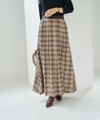 集英社HAPPY PLUS STORESTYLE DELI（スタイルデリ）/立体ステッチチェック柄スカート