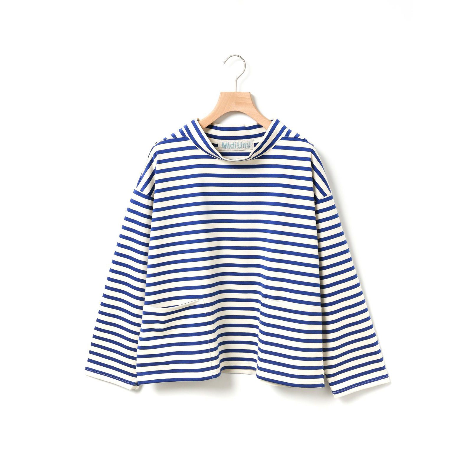 MidiUmi(ミディウミ)/フィッシャーマンスモックボーダーT