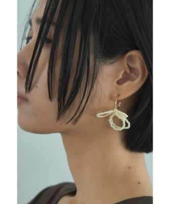 集英社HAPPY PLUS STOREmarjour（マージュール）/PEARL FLOWER PIERCE