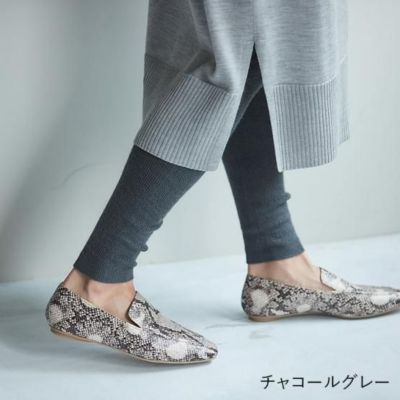 カシミヤ入りで至高のあたたかさ、無縫製で肌に優しい冬用レギンス　【洗える】ウォームレギンス／ウールカシミヤ