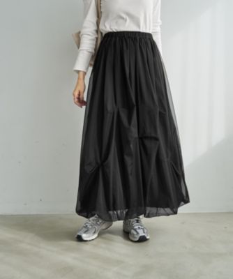 STYLE DELI(スタイルデリ)の【LUXE】タックチュールバルーンスカート