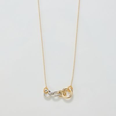 集英社HAPPY PLUS STOREPhoebe（フィービィー）/【金属アレルギー対応】ミックスループメタルネックレス