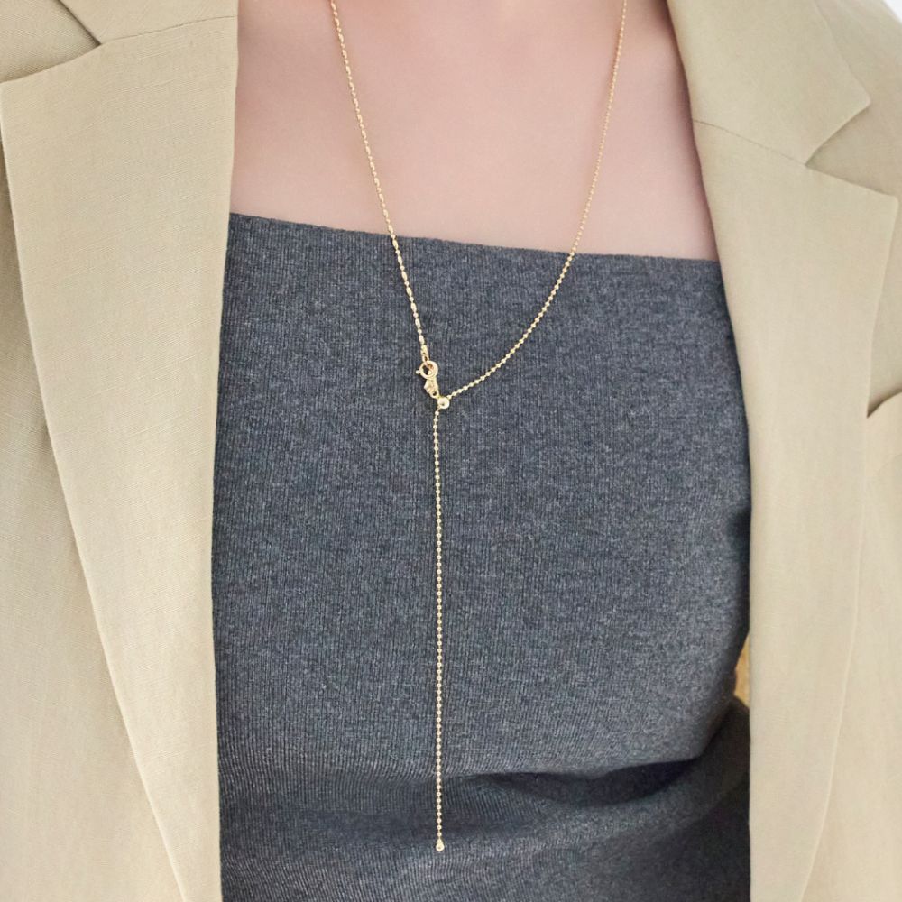 Phoebe(フィービィー)/【金属アレルギー対応】Y字マルチwayロングチェーンネックレス