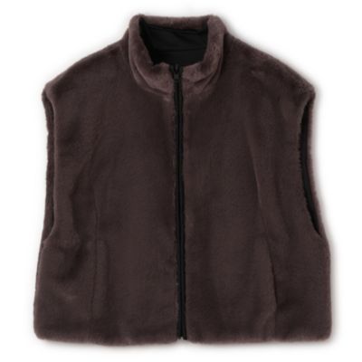 PLAIN PEOPLE｜プレインピープル カポックキルトリバーシブルベスト PLAIN PEOPLE｜プレインピープル カポックキルトリバーシブルベスト