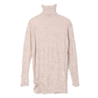 pas de calais(パドカレ)の25AWウールガーゼシワ加工タートル通販