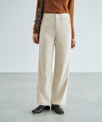 STYLE DELI(スタイルデリ)のコーデュロイセミワイドストレートパンツ