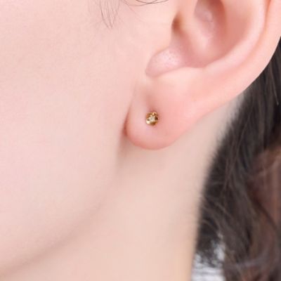 集英社HAPPY PLUS STOREPhoebe（フィービィー）/【金属アレルギー対応】プチフラワービジュースタッドピアス／ニッケルフリー（片耳）