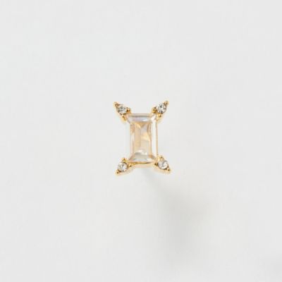 集英社HAPPY PLUS STOREPhoebe（フィービィー）/【金属アレルギー対応】クラシックバケットビジューセラミックピアス／ニッケルフリー（片耳）