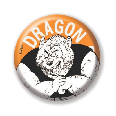 集英社HAPPY PLUS STORE「週刊少年ジャンプ」（シュウカンショウネンジャンプ）/完全受注生産｢週刊少年ジャンプ｣オールスター缶バッジ 『DRAGON BALL』 第1弾 ［64 男狼］ BE4