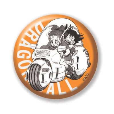 集英社HAPPY PLUS STORE「週刊少年ジャンプ」（シュウカンショウネンジャンプ）/完全受注生産｢週刊少年ジャンプ｣オールスター缶バッジ 『DRAGON BALL』 第1弾 ［77 悟空＆ブルマ］ BE4