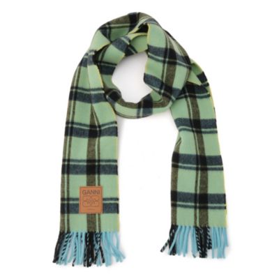GANNI(ガニー)のDouble Face Wool Check Scarf通販 | 集英社HAPPY PLUS