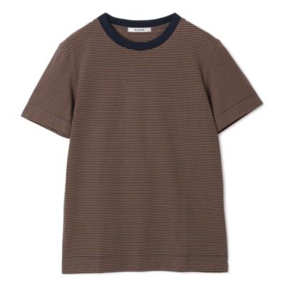 SLOANE(スローン)の72／2コットン天竺 マイクロボーダーTシャツ通販