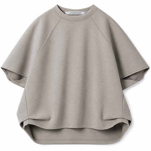 Scye×eclat【宮崎桃代さん別注】ヘンリーネックポロ¥16,500