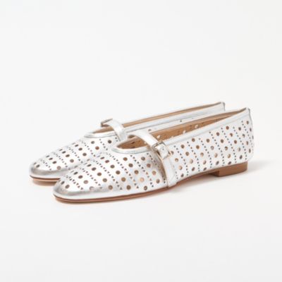 FABIO RUSCONI✴︎ファビオルスコーニ✴︎シルバー✴︎メリージェーン✴︎37 FABIO RUSCONI(ファビオ ルスコーニ)のレザーメリージェーン通販