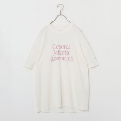 【洗える】GAR Typographic White S／S Tee
