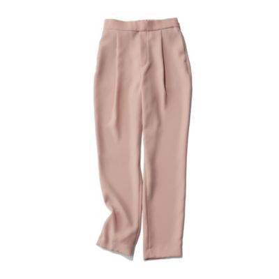 オケージョンにもオフィスにも万能な一本　【洗える】キレイ見え＆脚長イージーテーパード