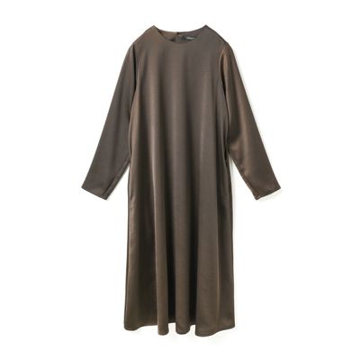 お値下げ完売品　ミズイロインド　プリーツロングワンピ　ブラウン お値下げ完売品 ミズイロインド プリーツロングワンピ ブラウン お