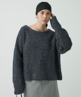 【新品】 chaos カオス ハイマーレニットベスト ブラック　フリー Chaos(カオス)｜リナリアニットベスト/ブラウン の通販｜ELLESHOP