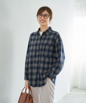 STYLE DELI(スタイルデリ)のぼかし織りチェック柄シャツ通販 Marisol 