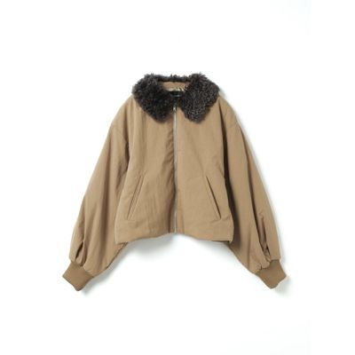 mizuiro ind(ミズイロインド)のボアカラーショートジャケット通販