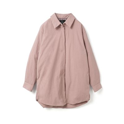 mizuiro ind(ミズイロインド)のワイドパディングシャツジャケット通販