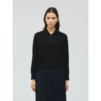 mizuiro ind(ミズイロインド)の襟付きジップカーディガン通販 | 集英社