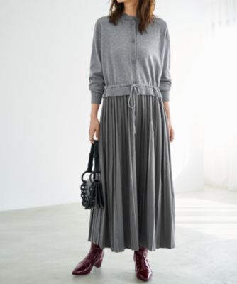 集英社HAPPY PLUS STORESTYLE DELI（スタイルデリ）/プリーツスカートドッキングワンピース