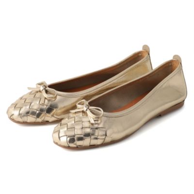 FABIO RUSCONI(ファビオ ルスコーニ)のレザーメッシュフラットシューズ