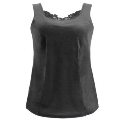 華やかベロアで高見え　シャイニーベロアブラキャミ25