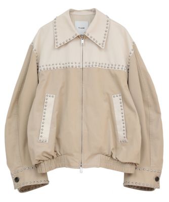 CLANE(クラネ)のW COLOR STUDDED DRIZZLER JACKET通販 | 集英社HAPPY