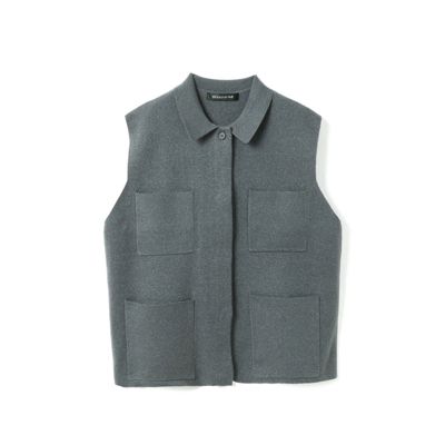 mizuiro ind(ミズイロインド)の襟付きワイドベスト通販 | 集英社HAPPY