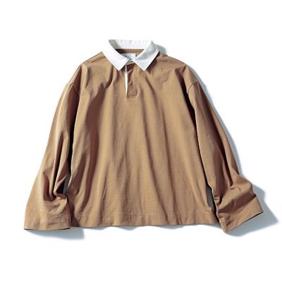 12closet(トゥエルブクローゼット)の【洗える】ラガーシャツ風トップス