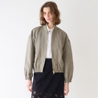 martinique(マルティニーク)のロクヨンナイロンリブブルゾン通販