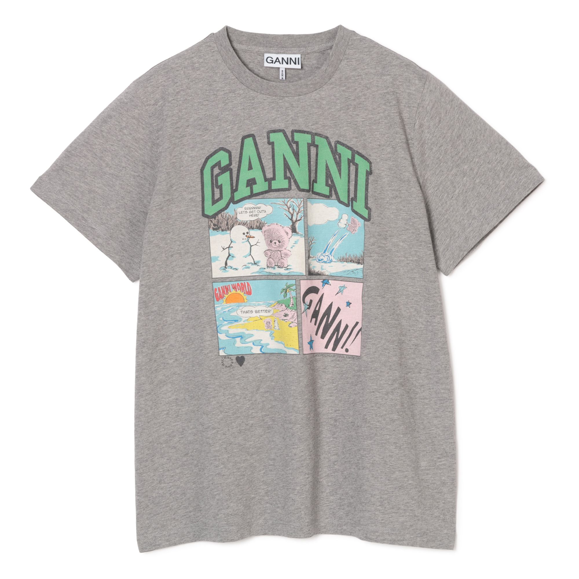 GANNI・Basic Cotton Jersey Bear Comic Teddy・¥21,890