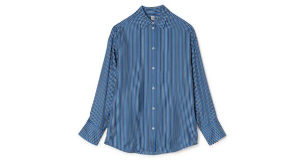 TOTEME(トーテム)のOversized striped shirt通販 | 集英社HAPPY PLUS STORE