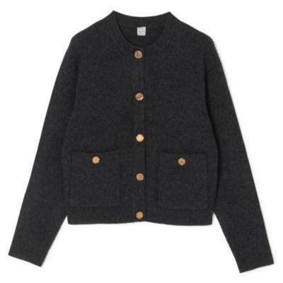 TOTEME(トーテム)のHammered button cardigan通販 | 集英社HAPPY PLUS