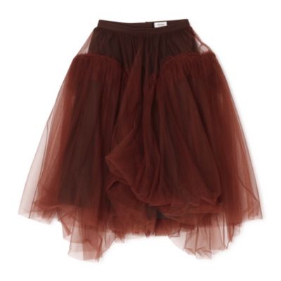 CHIKA KISADA(チカ キサダ)のリバーシブルチュールスカート通販